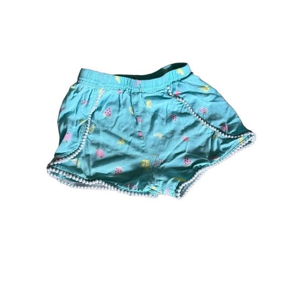 Garanimals Blue & Pink Fruit Print Summer Shorts Size 4T - Picture 1 of 5